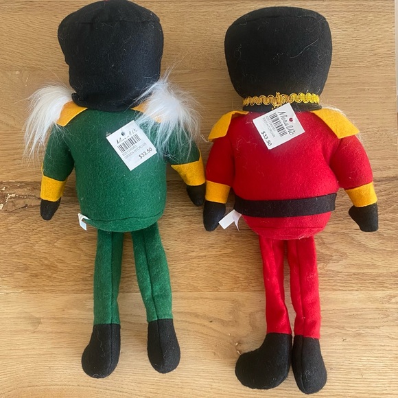 NWT MeraVic Nutcracker Sergeant Colonel Gnome Decoration Set of 2 - Picture 4 of 7